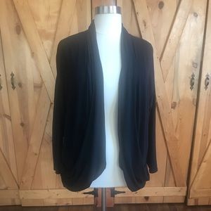 Open front cardigan blazer